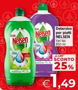 Eurospar Detersivo per piatti NELSEN offerta