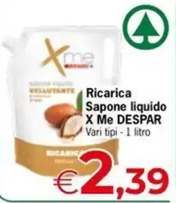 Eurospar Sapone liquido X Me DESPAR offerta