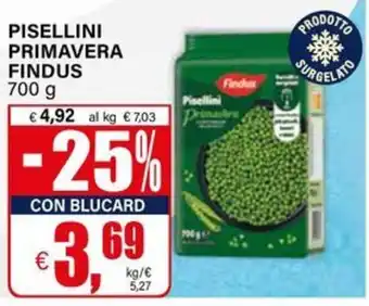 Il Gigante Pisellini Primavera Findus offerta