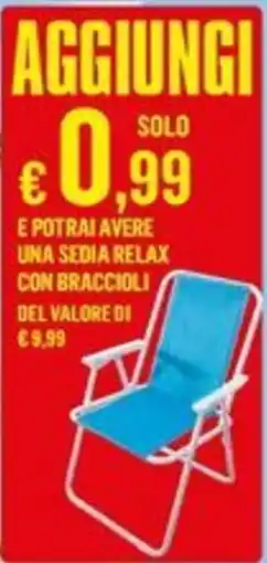 Satur Sedia Relax con Braccioli offerta