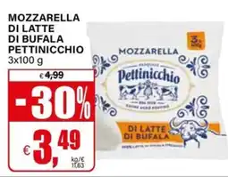 Il Gigante MOZZARELLA DI LATTE DI BUFALA PETTINICCHIO offerta