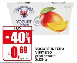 Il Gigante YOGURT INTERO VIPITENO offerta