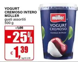 Il Gigante YOGURT CREMOSO INTERO MÜLLER offerta