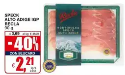 Il Gigante Speck Alto Adige IGP Recla offerta