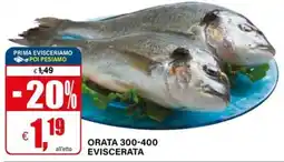 Il Gigante ORATA EVISCERATA offerta