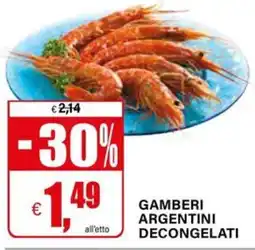 Il Gigante GAMBERI ARGENTINI DECONGELATI offerta