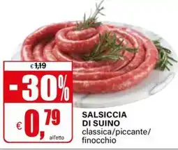 Il Gigante SALSICCIA DI SUINO offerta