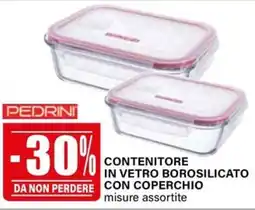 Il Gigante CONTENITORE IN VETRO BOROSILICATO CON COPERCHIO offerta