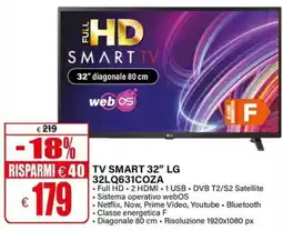 Il Gigante TV SMART 32" LG offerta