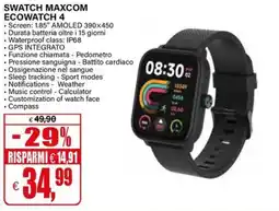 Il Gigante SWATCH MAXCOM ECOWATCH 4 offerta