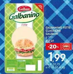 Bennet Galbanino fette classiche galbani offerta