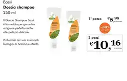 NaturaSì Doccia shampoo Ecosì offerta