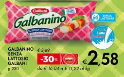 Bennet Galbanino senza lattosio galbani offerta
