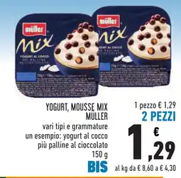 Conad YOGURT, MOUSSE MIX MÜLLER offerta