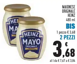 Conad Maionese originale Heinz offerta