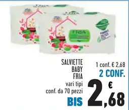 Conad Salviette Baby Fria offerta