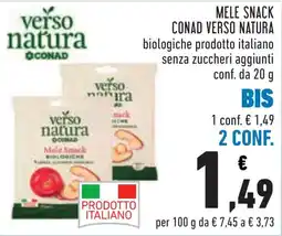 Conad Mele Snack CONAD VERSO NATURA offerta