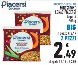 Conad Minestrone di legumi Piacersi offerta