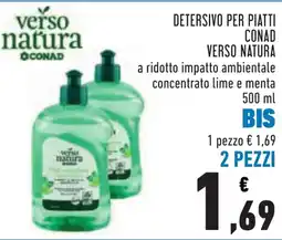 Conad Detersivo per piatti Verso Natura offerta