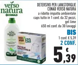 Conad Detersivo per lavastoviglie CONAD Verso Natura offerta