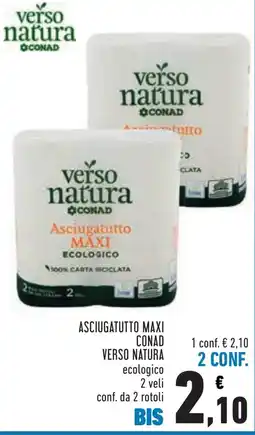 Conad Asciugatutto MAXI VERSO NATURA ecologico offerta