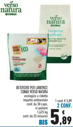 Conad Detersivo per lavatrice Conad Verso Natura offerta