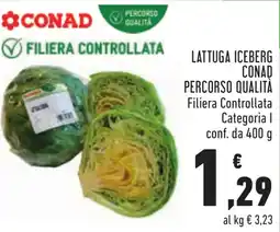 Conad LATTUGA ICEBERG CONAD offerta