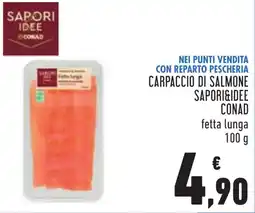 Conad Carpaccio di Salmone SaporI&Idee offerta