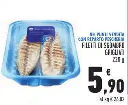 Conad FILETTI DI SGOMBRO GRIGLIATI offerta