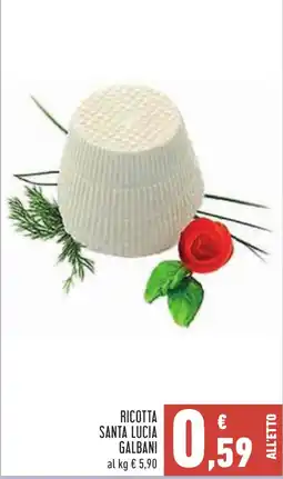 Conad RICOTTA SANTA LUCIA GALBANI offerta