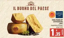 Conad Grana Padano DOP Saporidintorni Conad offerta