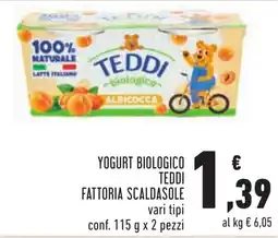 Conad YOGURT BIOLOGICO TEDDI offerta