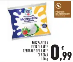 Conad Mozzarella Fior di Latte Centrale del Latte di Roma offerta