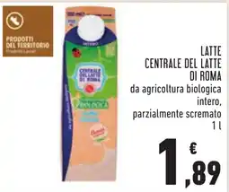 Conad LATTE CENTRALE DEL LATTE DI ROMA offerta