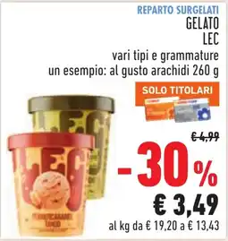 Conad Gelato LEC offerta