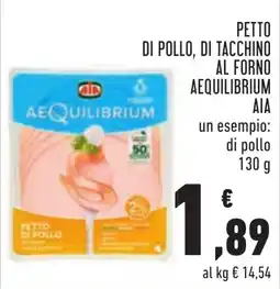 Conad Petto di pollo Aequilibrium AIA offerta