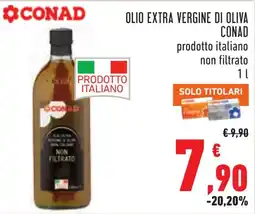 Conad Olio extra vergine di oliva CONAD offerta