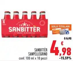 Conad SANBITTÈR SANPELLEGRINO offerta