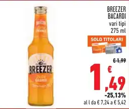 Conad Breezer Bacardi offerta