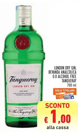 Conad LONDON DRY GIN BEVANDA ANALCOLICA offerta