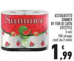 Conad ASCIUGATUTTO SUMMER BY FIOR DI CARTA LIFESTYLE offerta