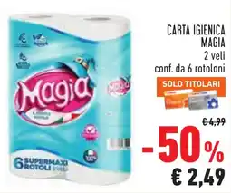 Conad Carta igienica Magia offerta