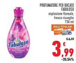 Conad Profumatore per bucato Fabuloso offerta