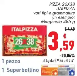 Conad PIZZA ITALPIZZA offerta