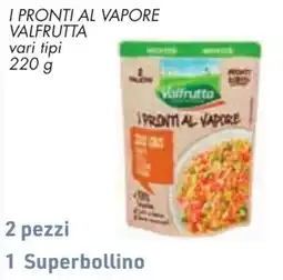 Conad I PRONTI AL VAPORE VALFRUTTA offerta