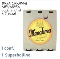 Conad Birra Original Menabrea offerta