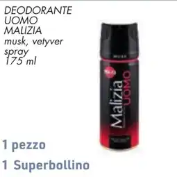 Conad DEODORANTE UOMO MALIZIA offerta