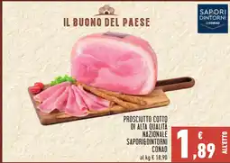Conad Prosciutto Cotto di Alta Qualità Nazionale Saporidintorni Conad offerta