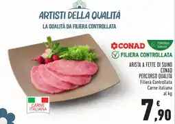Conad ARISTA A FETTE DI SUINO CONAD offerta