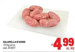 Metro Salamella di suino offerta